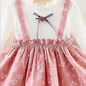 White and Pink Flower Dress